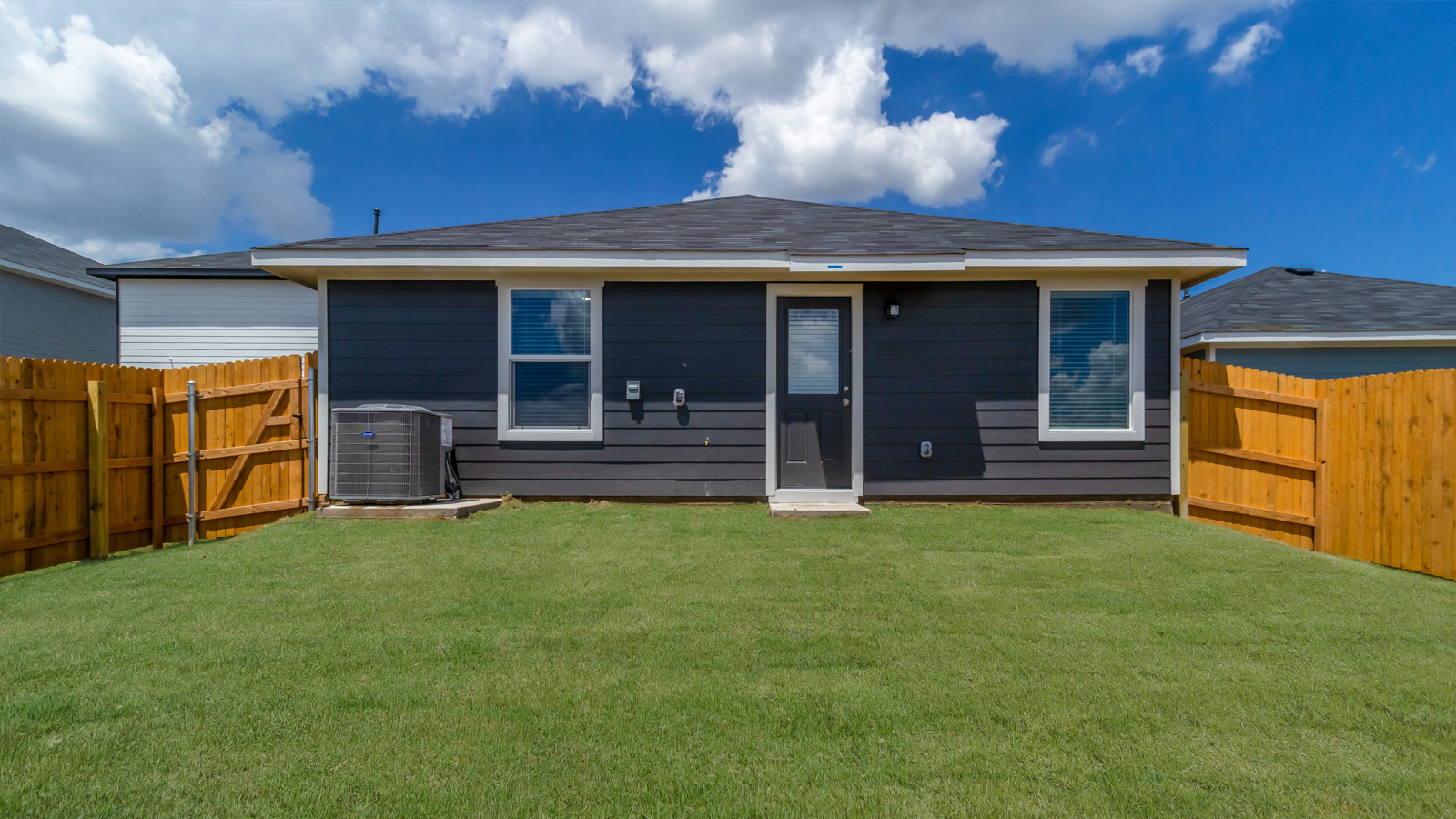 Backyard - The Estero Plan - Wayside Presented By D.R. Horton in Uhland Texas