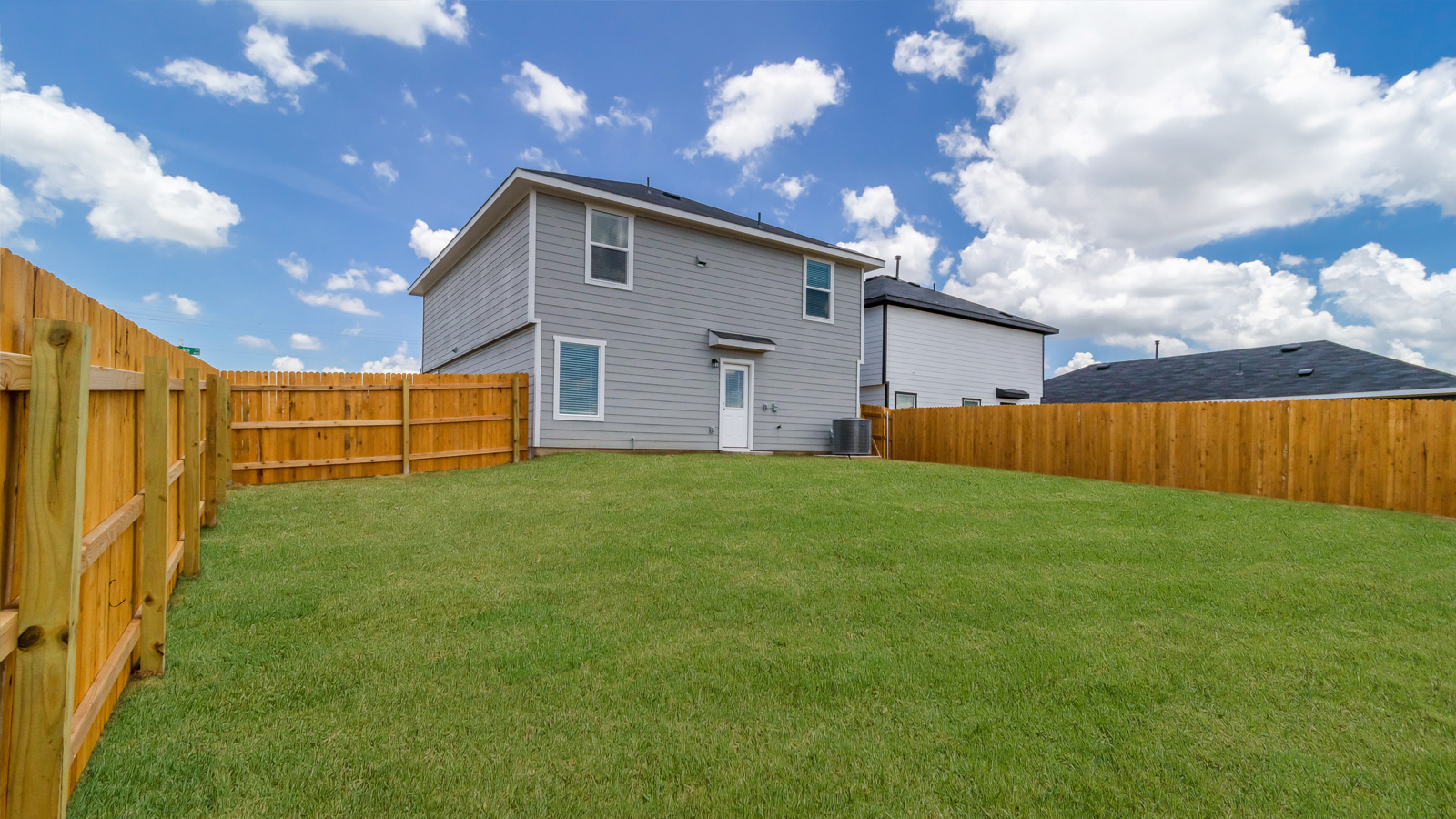 Backyard - The Franklin Plan - Wayside Presented By D.R. Horton in Uhland Texas