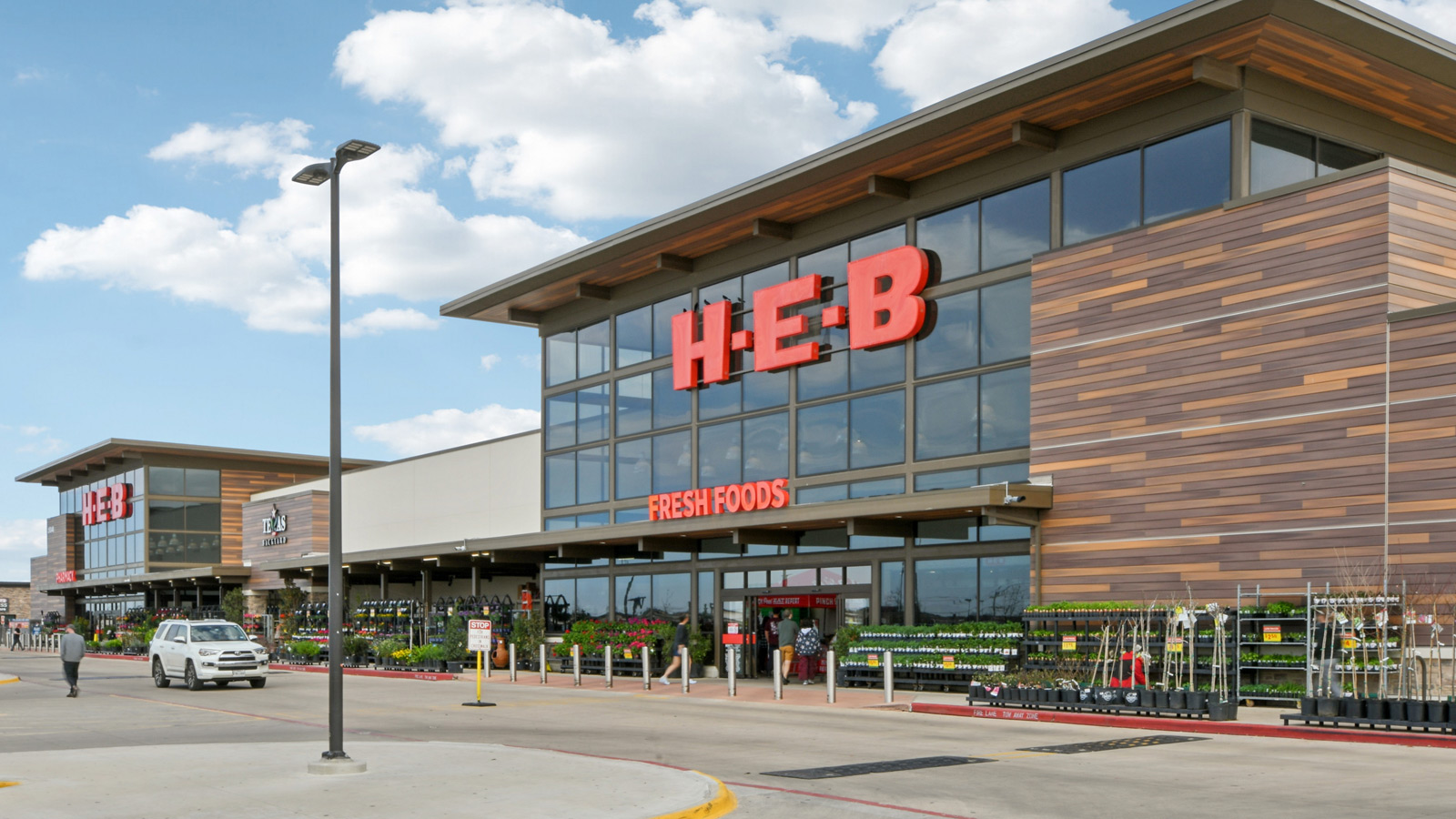 H-E-B at Bar W Marketplace.