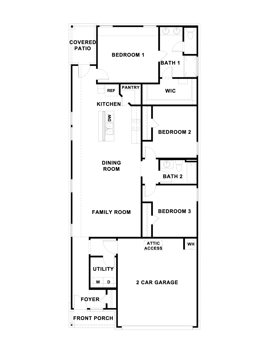 The Diana floorplan