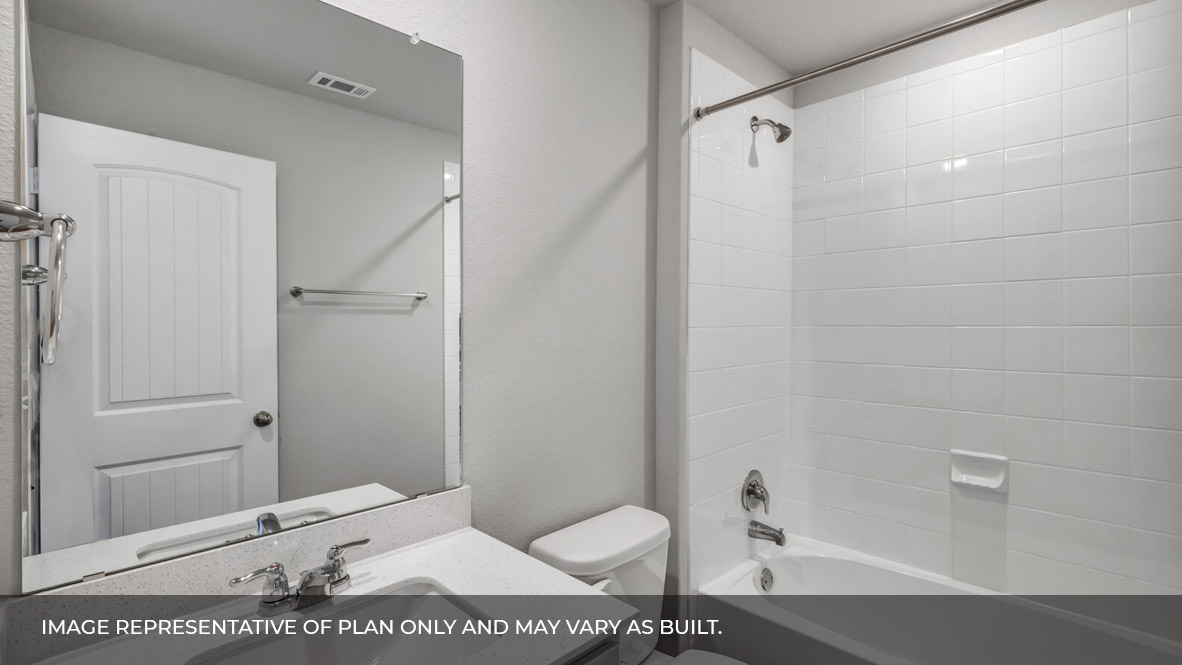 Secondary bathroom.