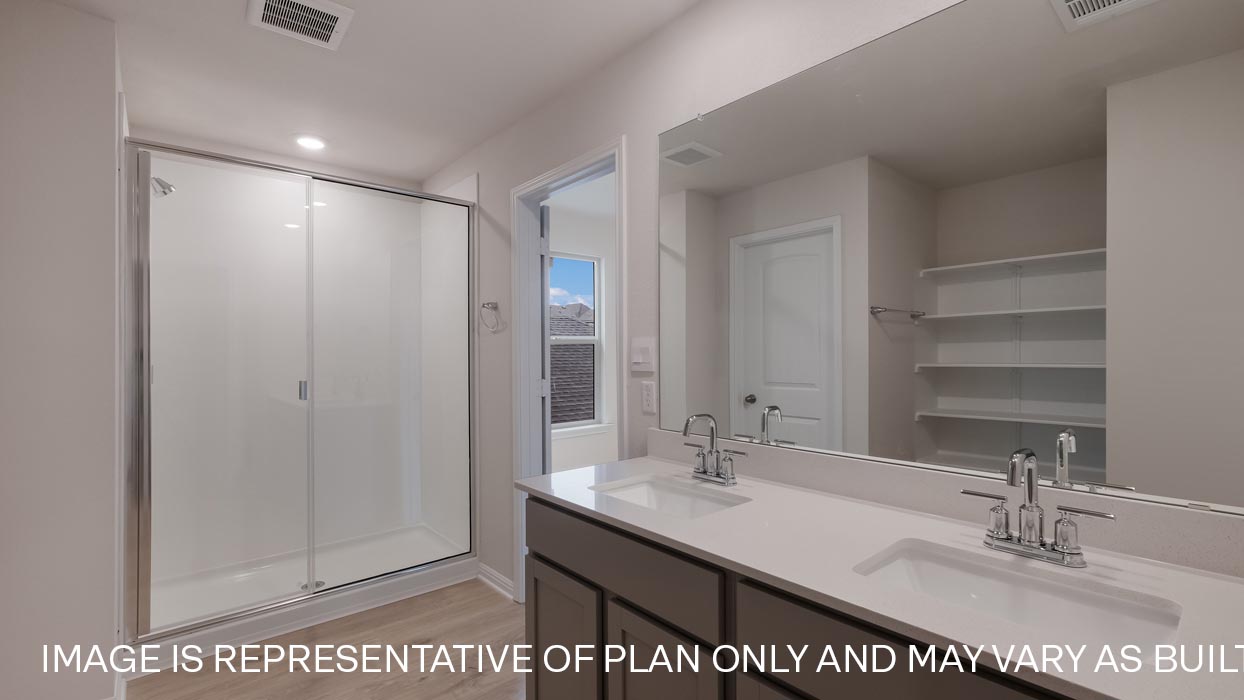 Primary bathroom.
