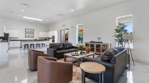 Interior of the clubhouse at Bar W Ranch.