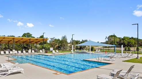 Beautiful pool at Bar W Ranch.