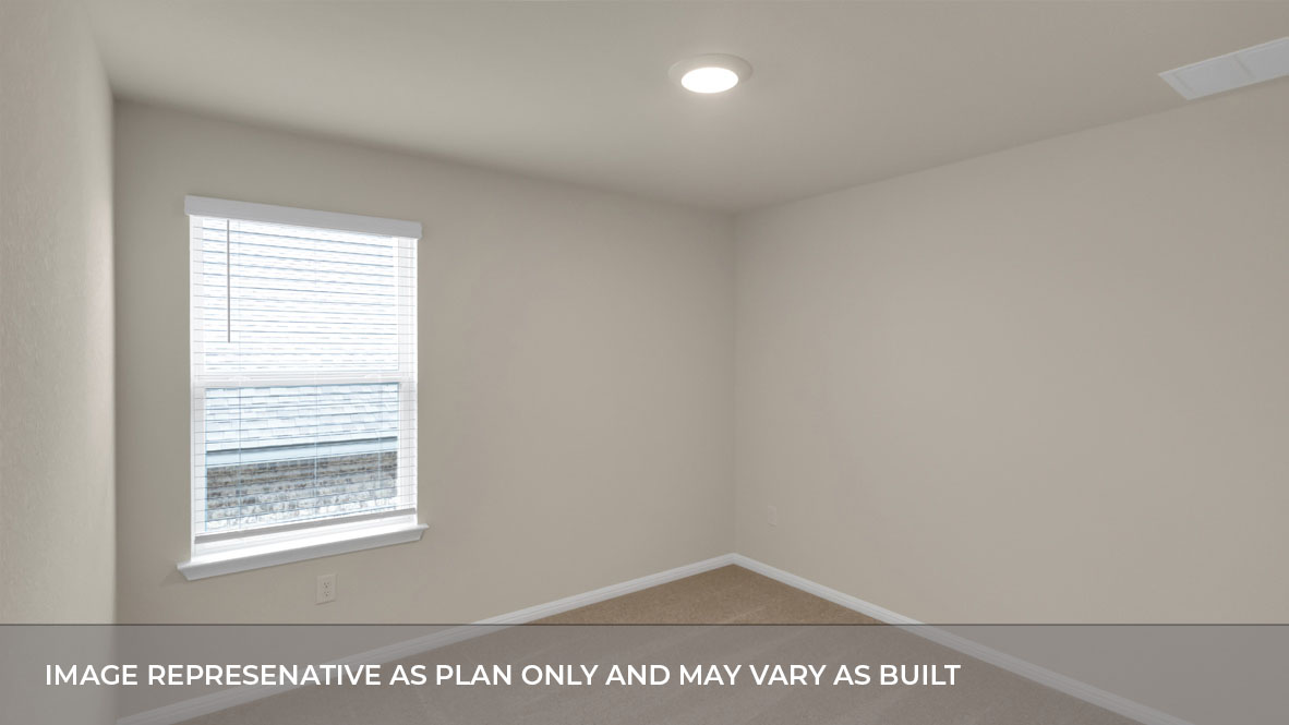 Bedroom 4 with carpeted floors and closet.