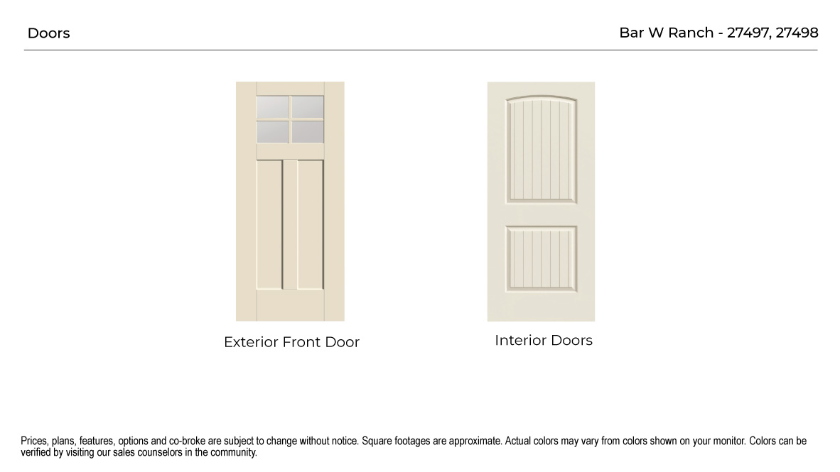 Product package, version 1 doors.