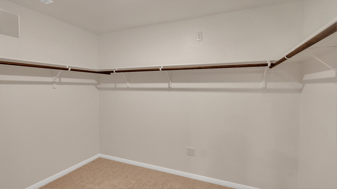 Walk-in closet.