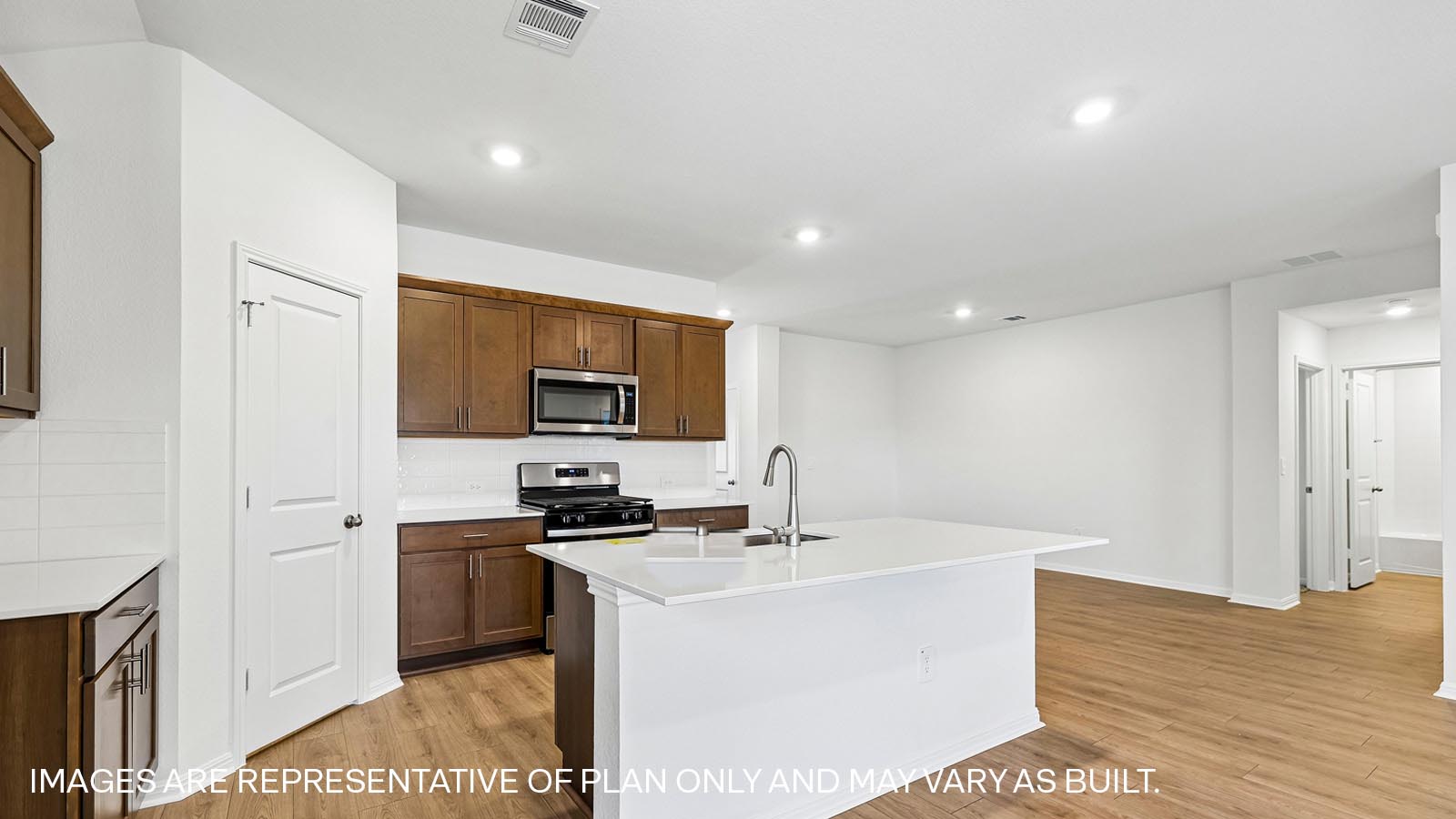 Lakeway Modern Kitchen with Island