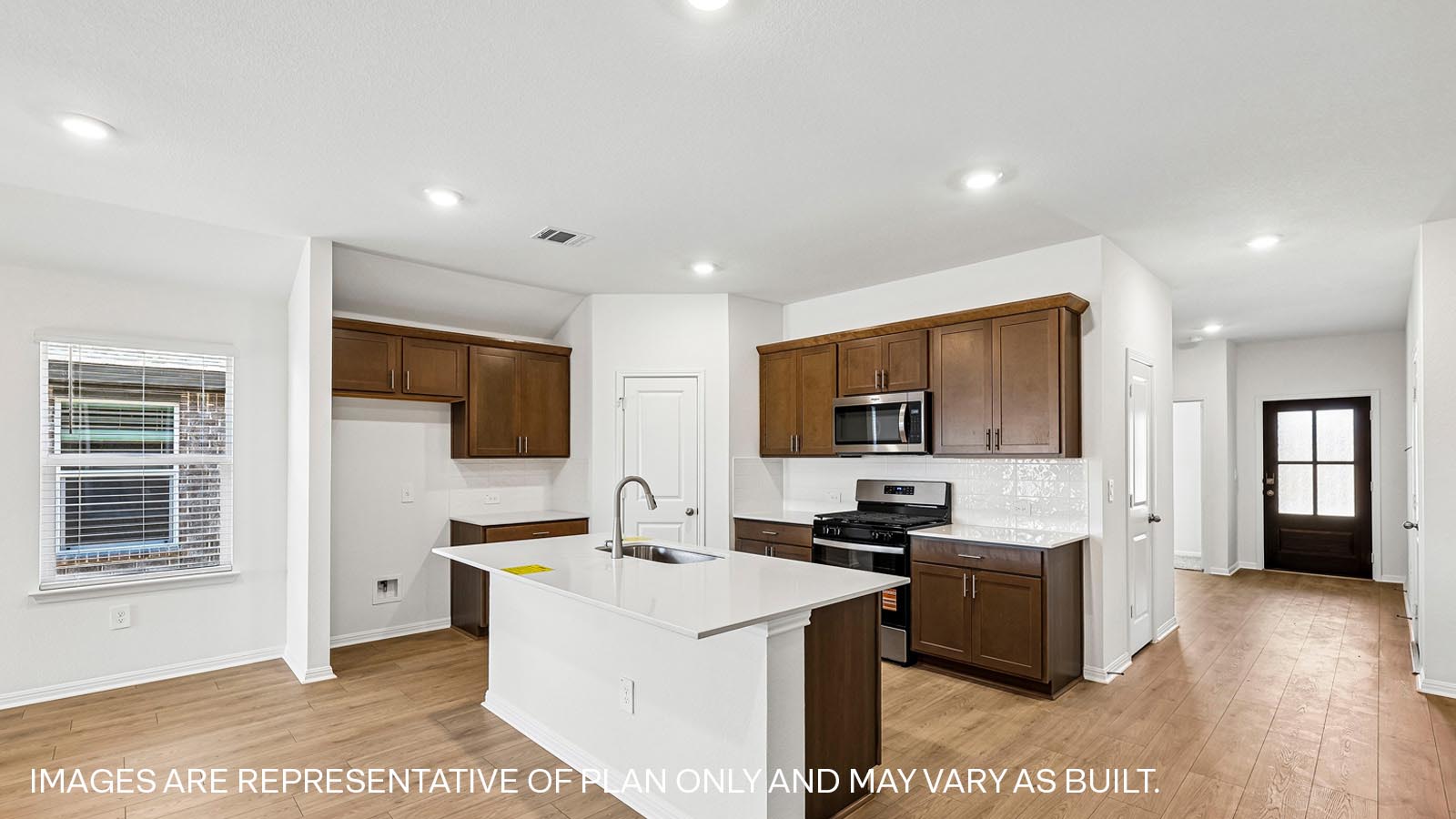 Lakeway Modern Kitchen with Island