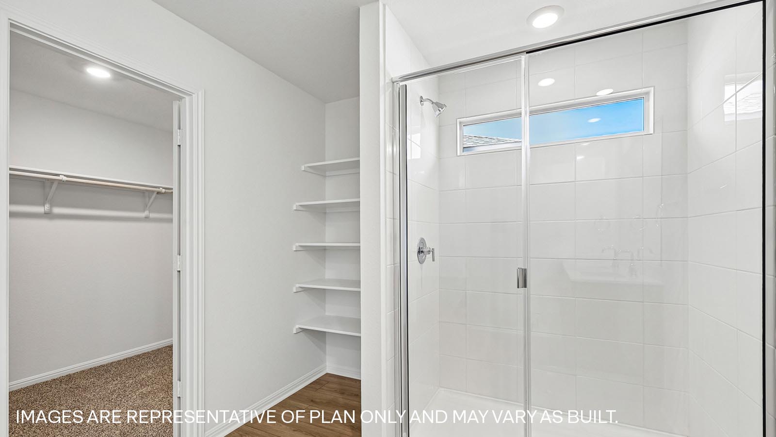 Lakeway En Suite Bathroom with Double Vanity & Walk-in Shower