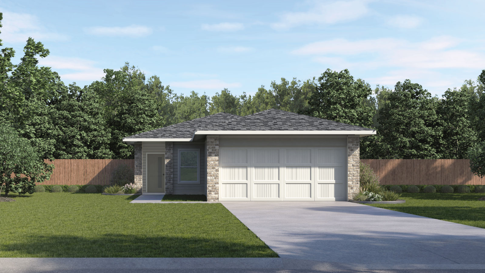 The Yosemite II Front Exterior Elevation N