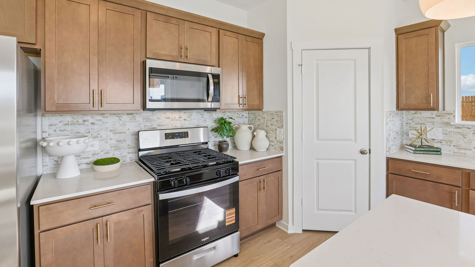New homes at Frontier in Mustang Ridge, TX.