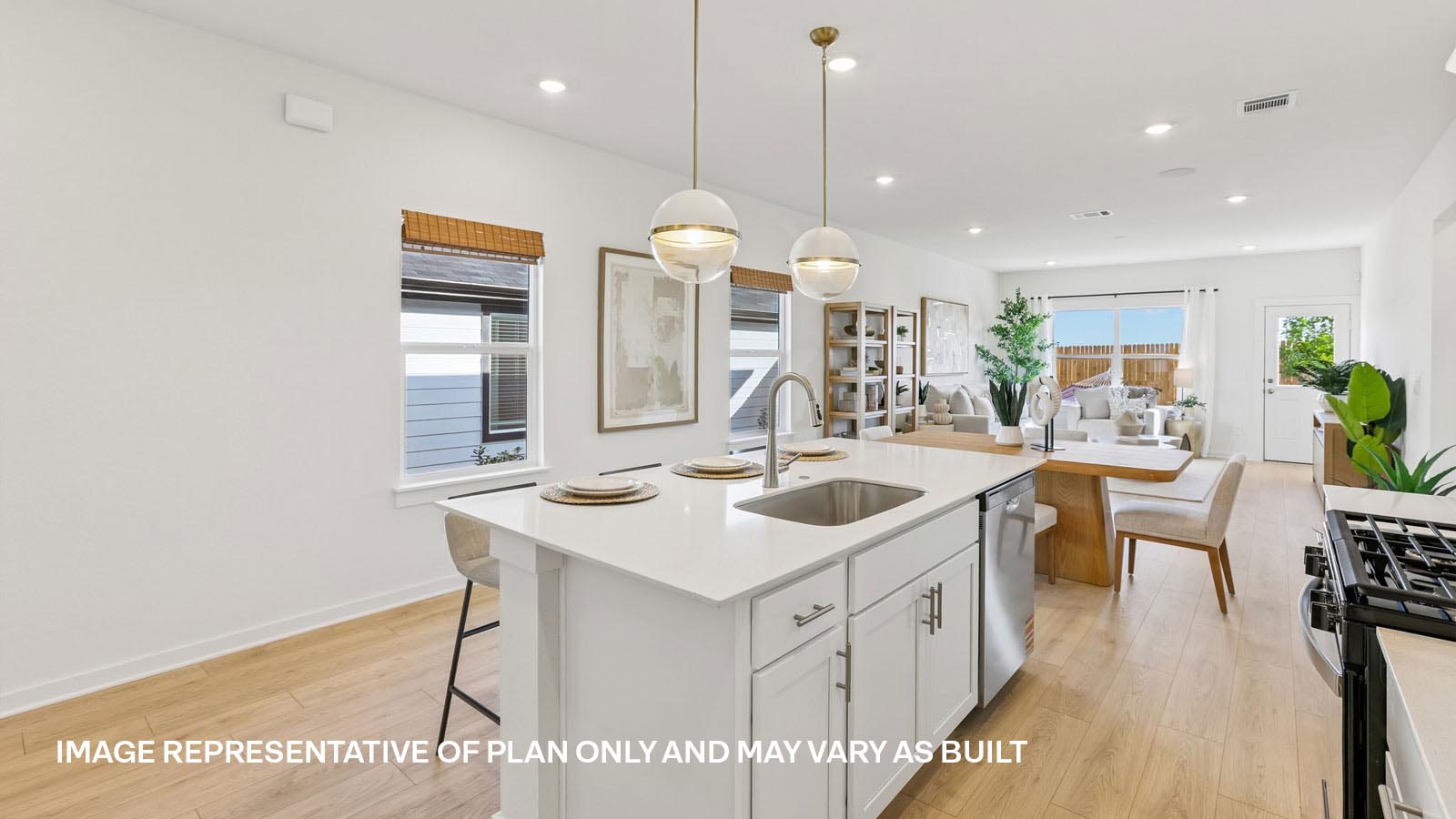 RedwoodII Modern Kitchen with Island
