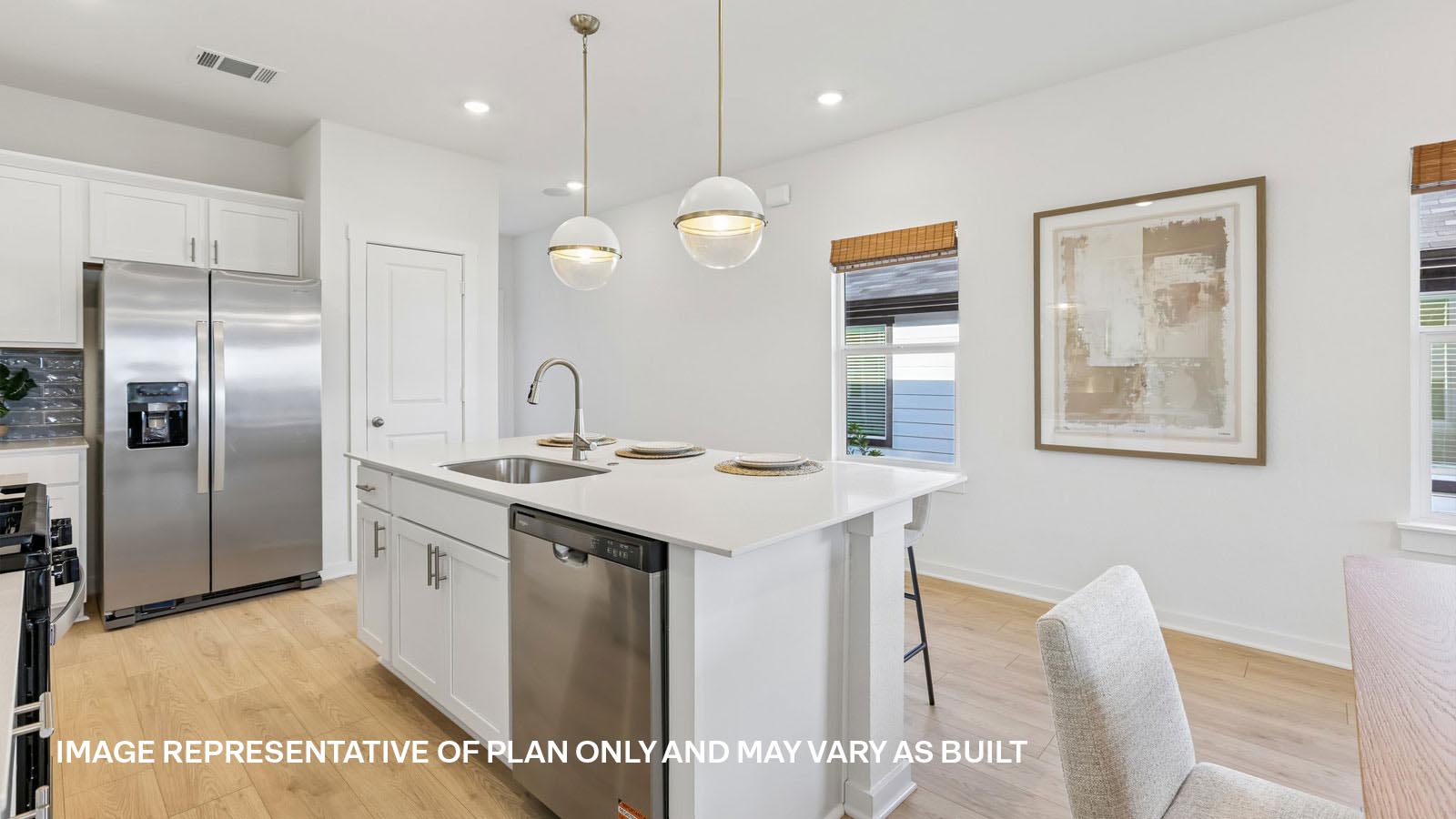 RedwoodII Modern Kitchen with Island