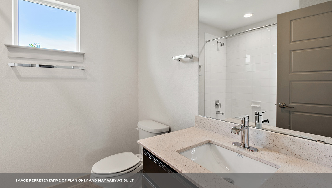 Bathroom 2 on second floor