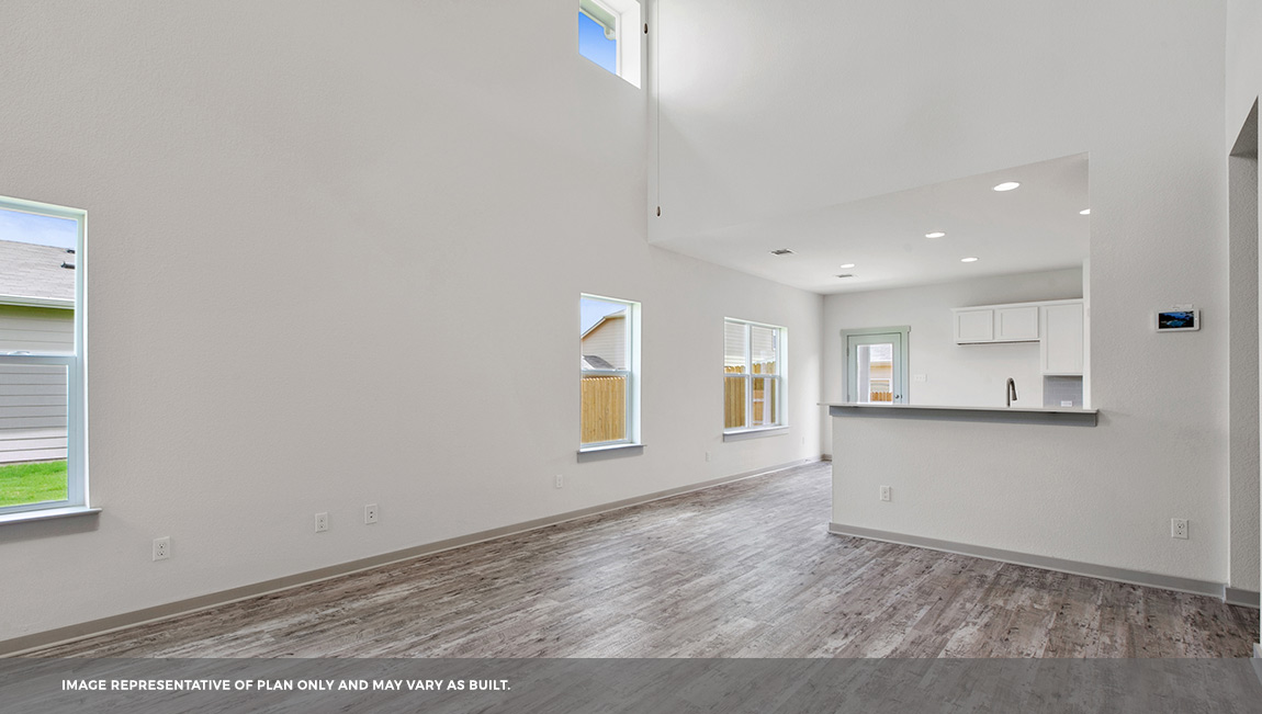 Spacious living room