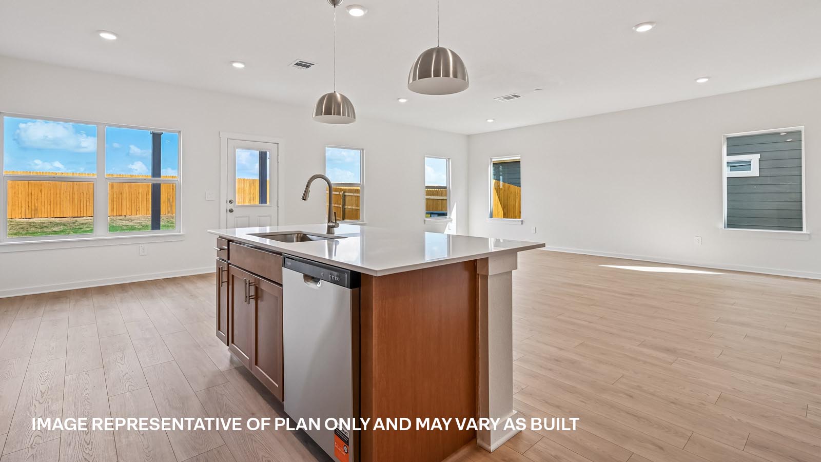 Grand Canyon Modern Kitchen with Island