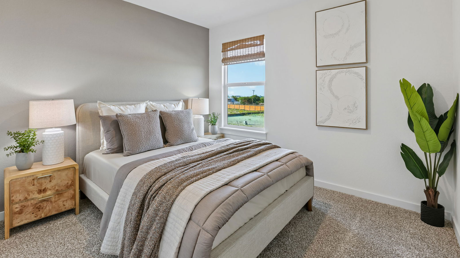 New homes at Frontier in Mustang Ridge, TX.