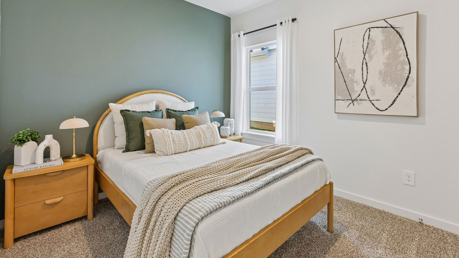 New homes at Frontier in Mustang Ridge, TX.
