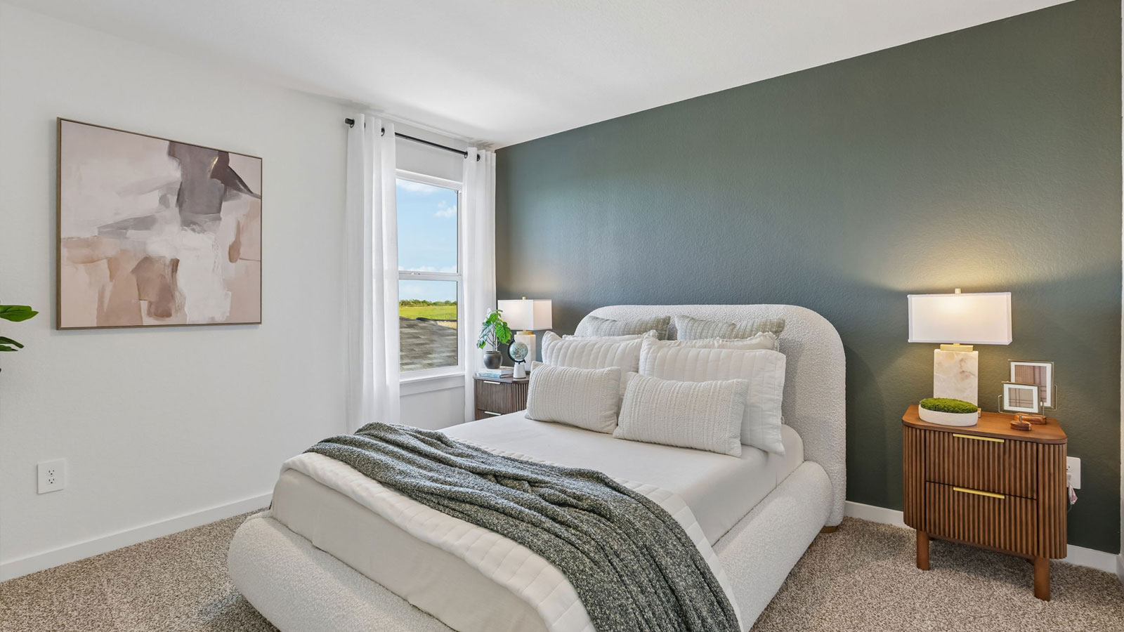 New homes at Frontier in Mustang Ridge, TX.