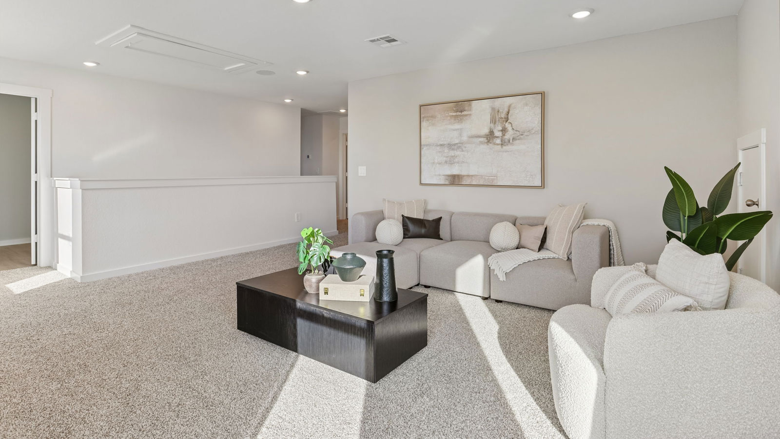 New homes at Frontier in Mustang Ridge, TX.