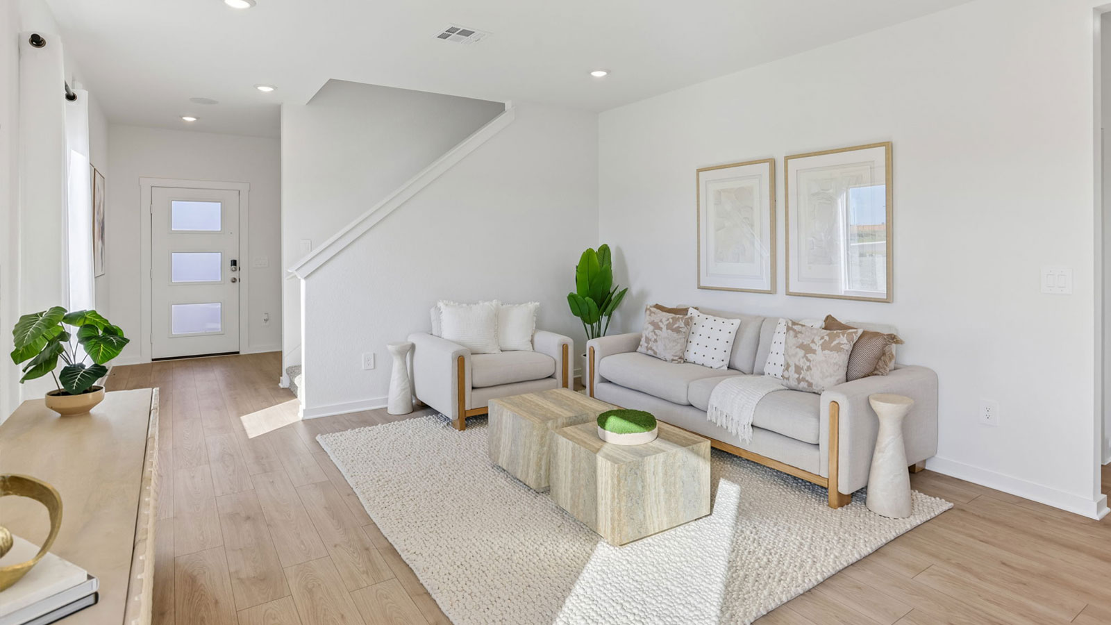 New homes at Frontier in Mustang Ridge, TX.