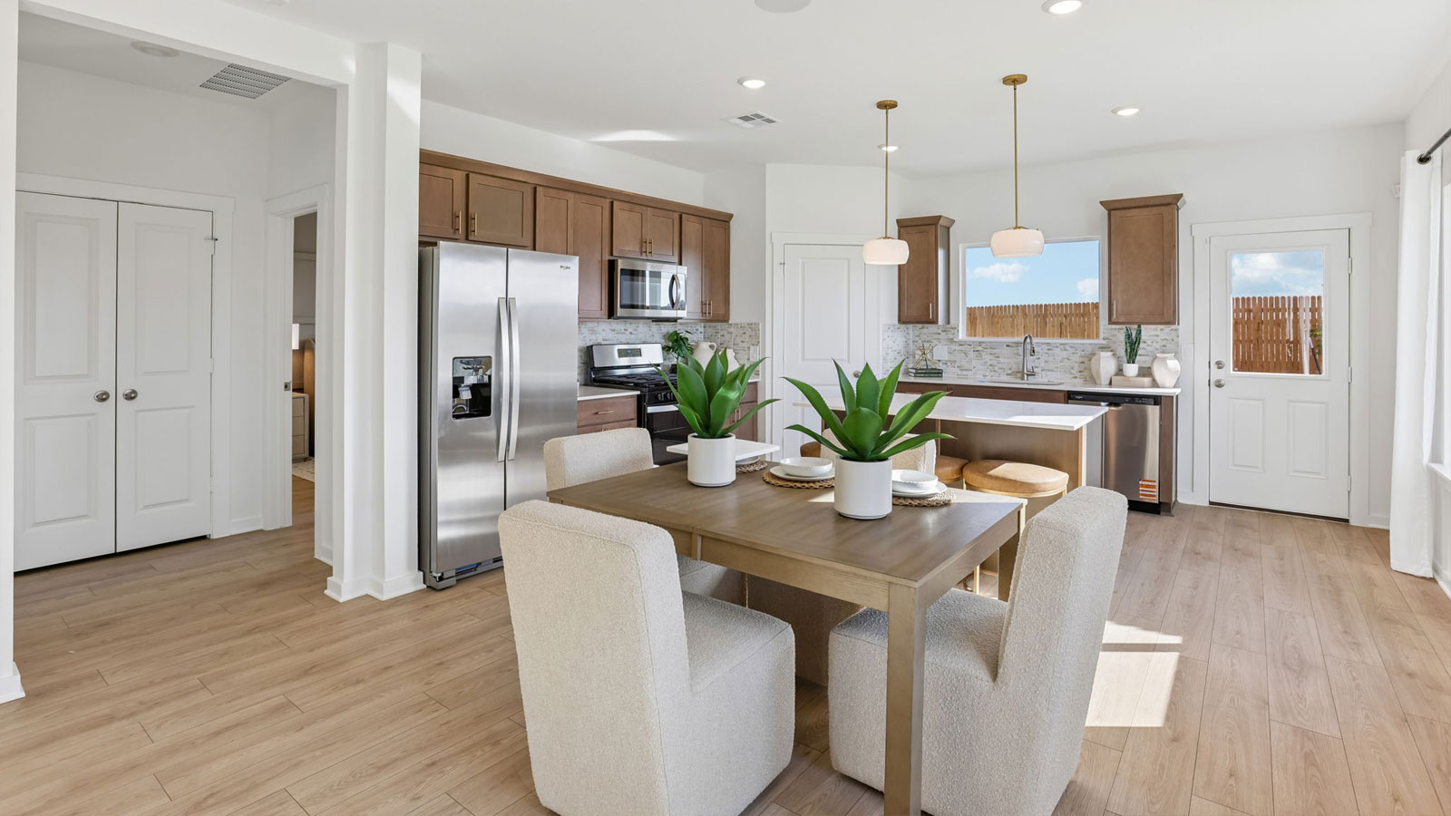 New homes at Frontier in Mustang Ridge, TX.