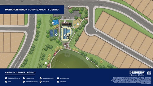 Future Amenity Center at Monarch Ranch in i Manor, TX.