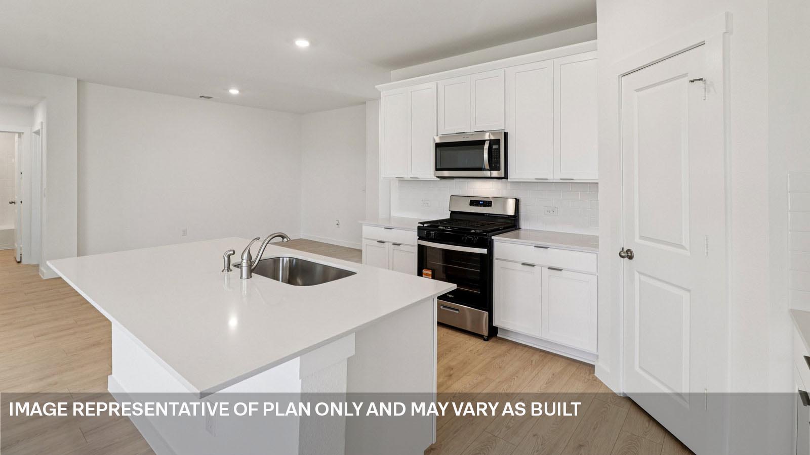 42 inch upper cabinets in kitchen.