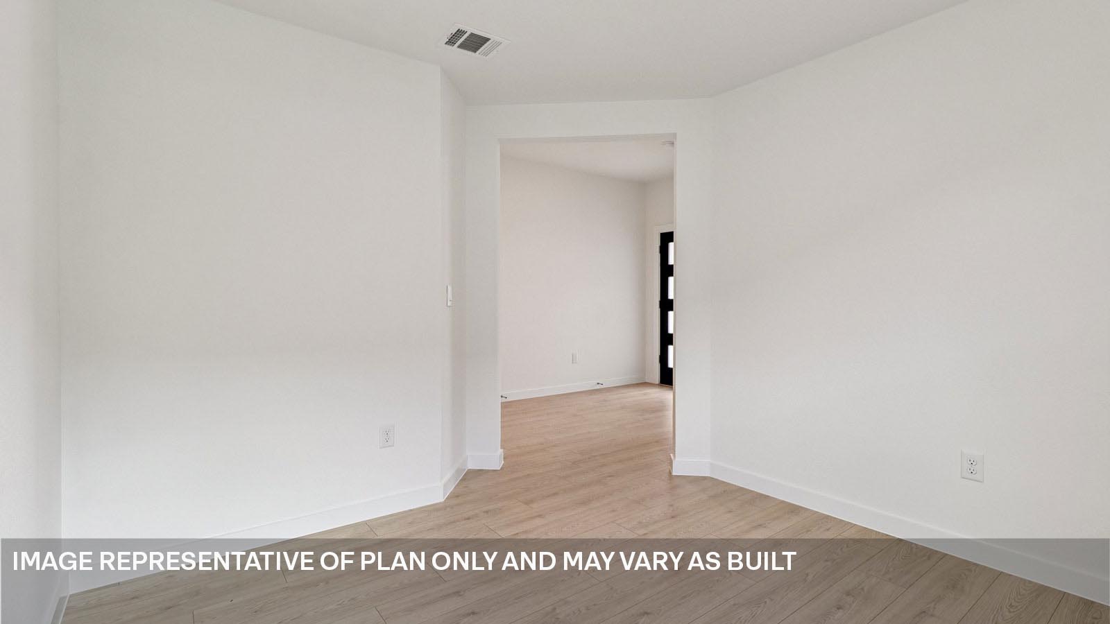 Study with premium laminate wood plank flooring.