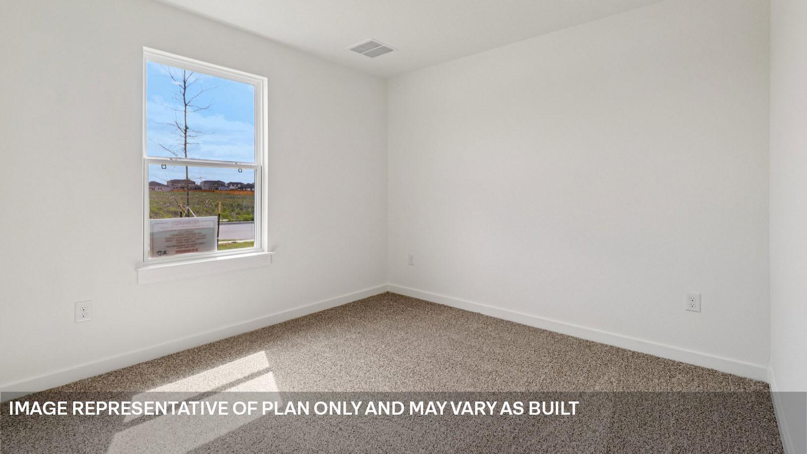 Secondary bedroom window.