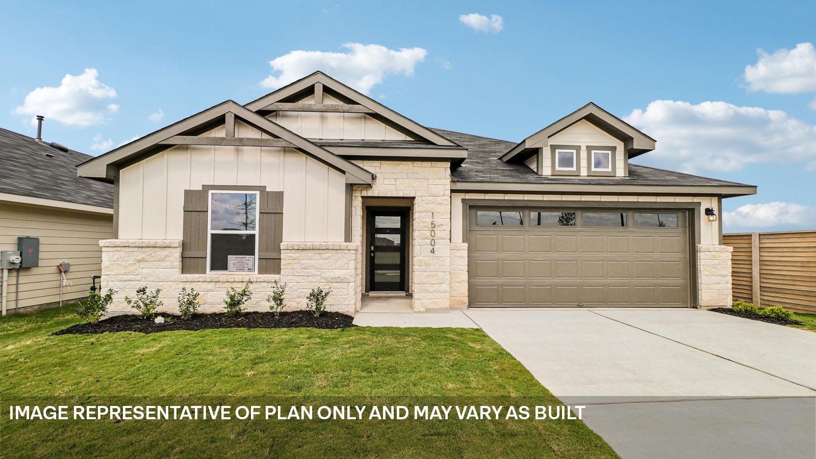 The Lakeway floorplan at Monarch Ranch in Manor, TX.