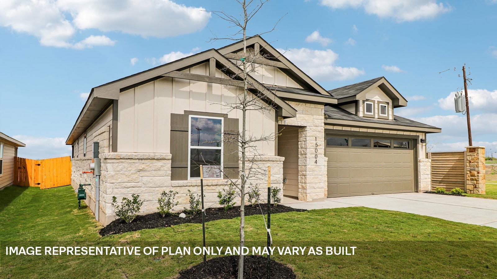 The Lakeway floorplan at Monarch Ranch in Manor, TX.