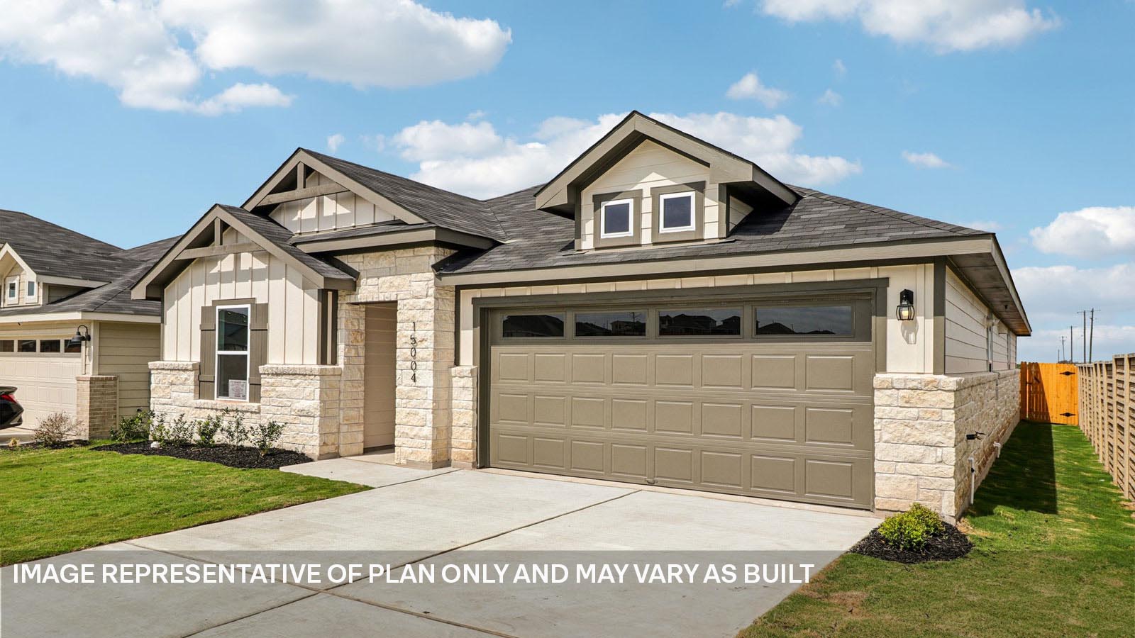 The Lakeway floorplan at Monarch Ranch in Manor, TX.