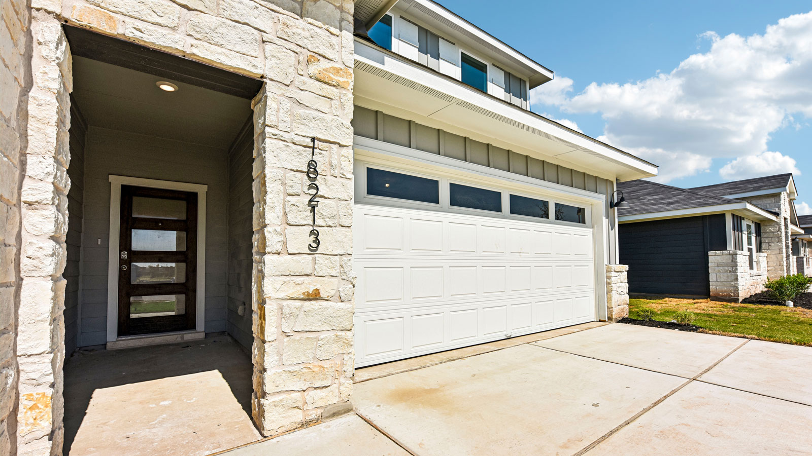 The Ozark Floorplan- Elevation H at Monarch Ranch in Manor, TX