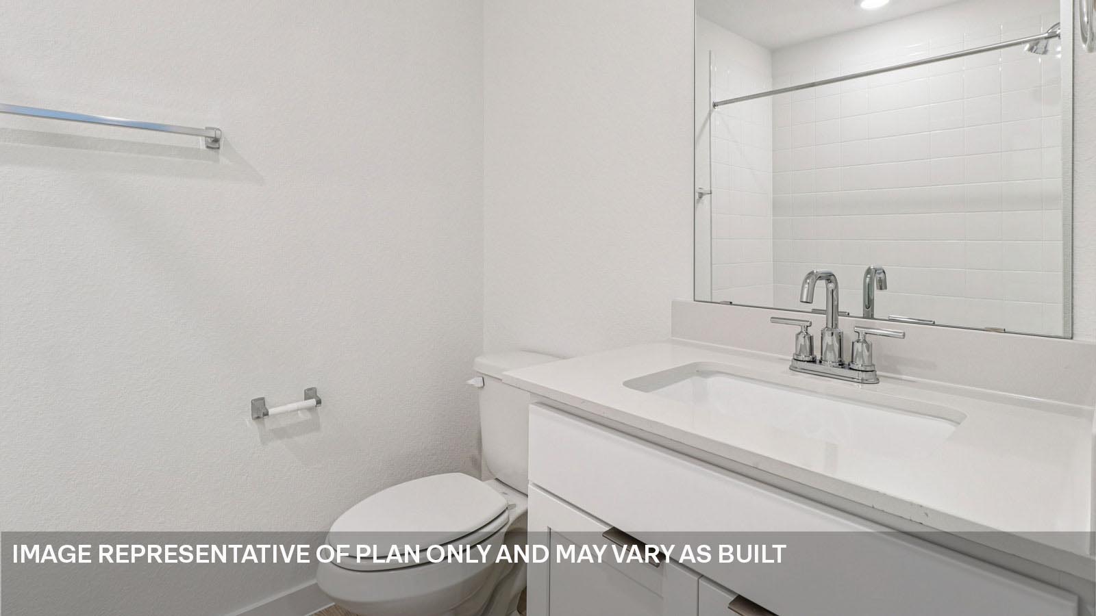Bathroom 3 located upstairs.