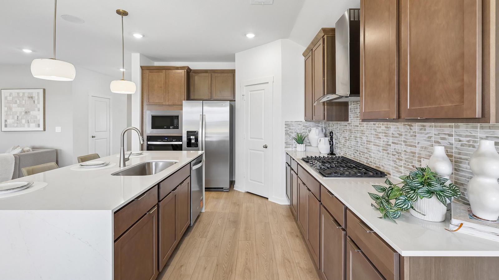 Fairfield Modern Kitchen with Island
