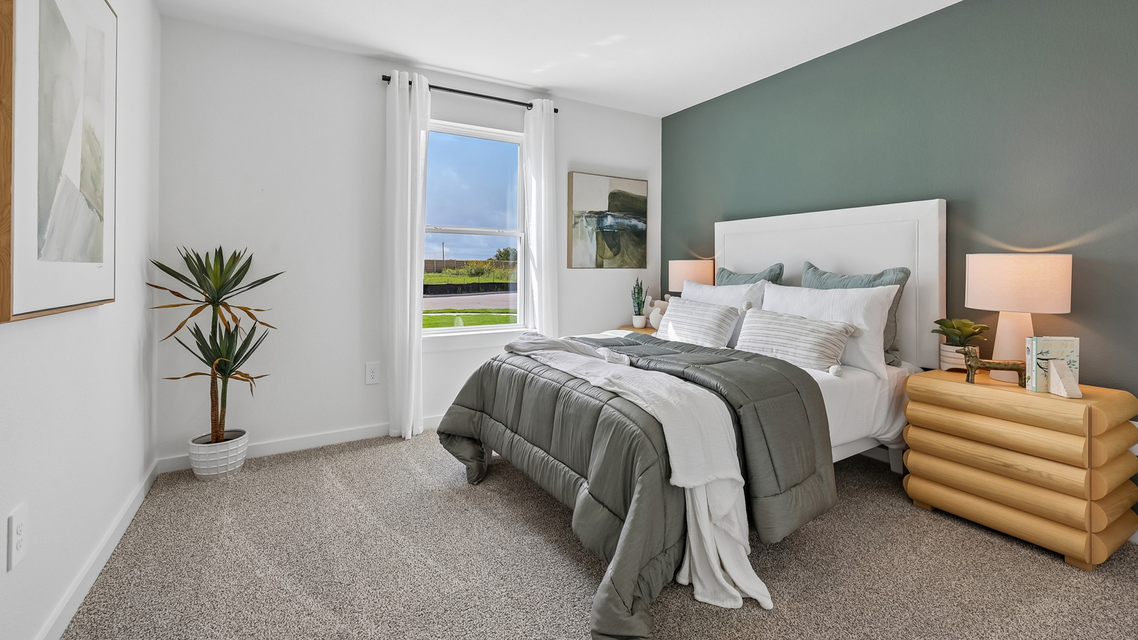 Fairfield Bedroom 2 with Carpet