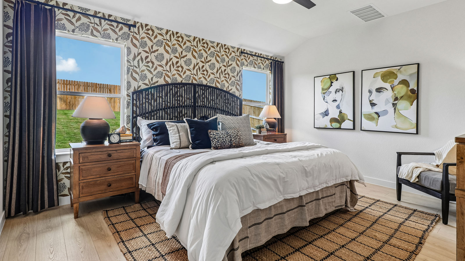 Forest Floorplan Primary Bed at Trails at Wildhorse
