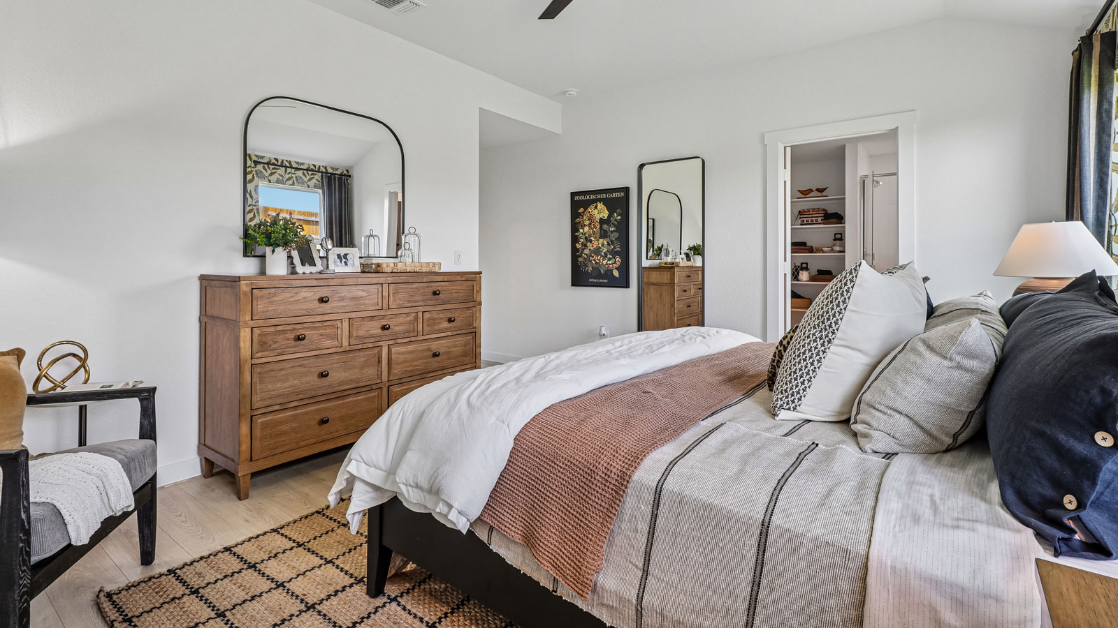 Forest Floorplan Primary Bed at Trails at Wildhorse