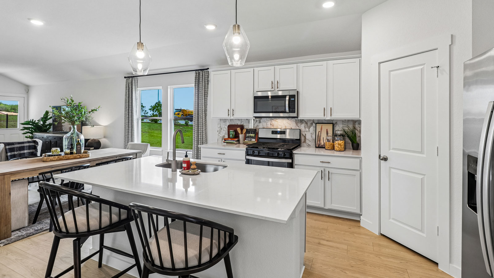 Forest Floorplan Kitchen at Trails at Wildhorse