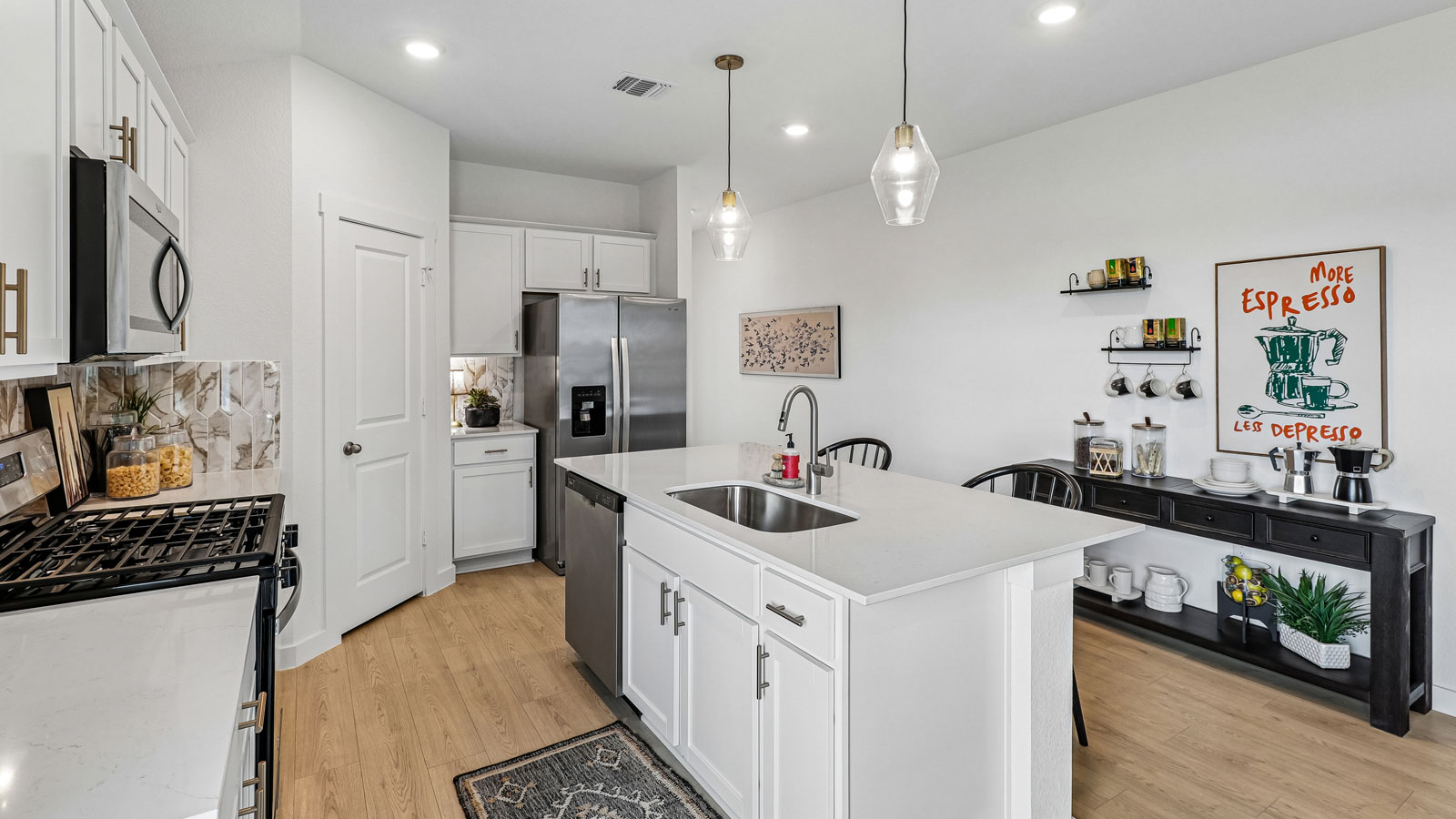 Forest Floorplan Kitchen at Trails at Wildhorse