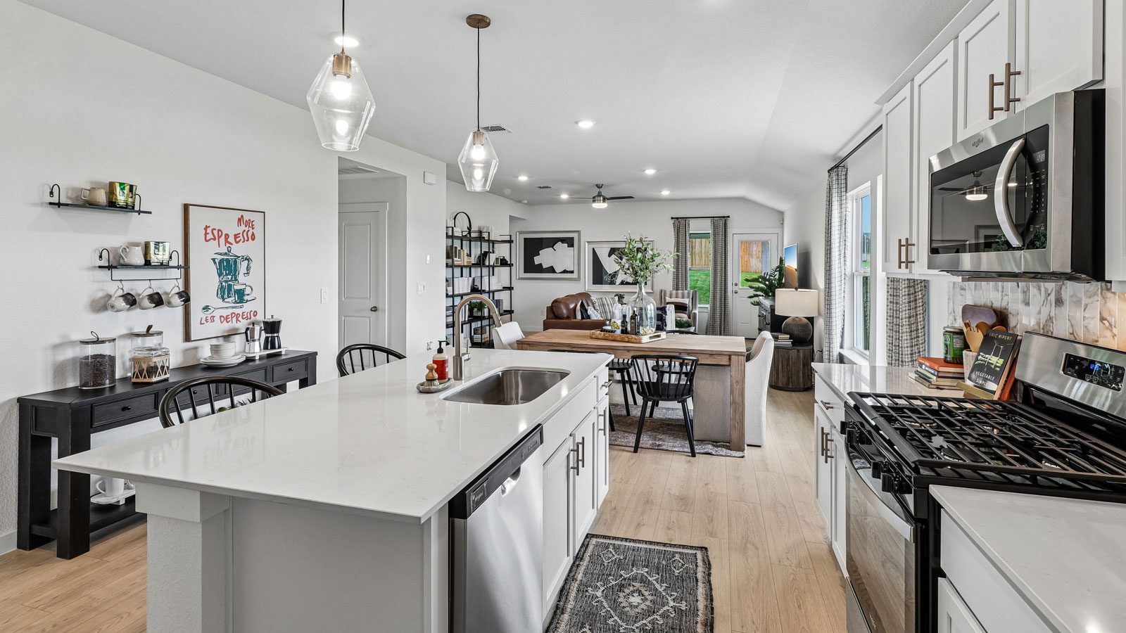 Forest Floorplan Kitchen at Trails at Wildhorse