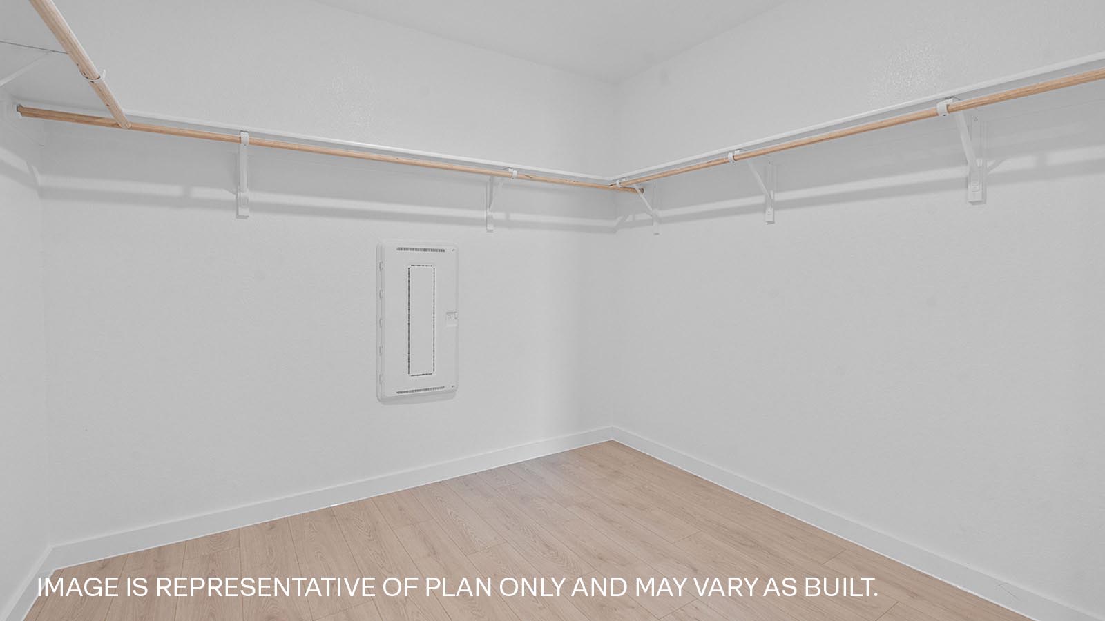 Walk-in closet.