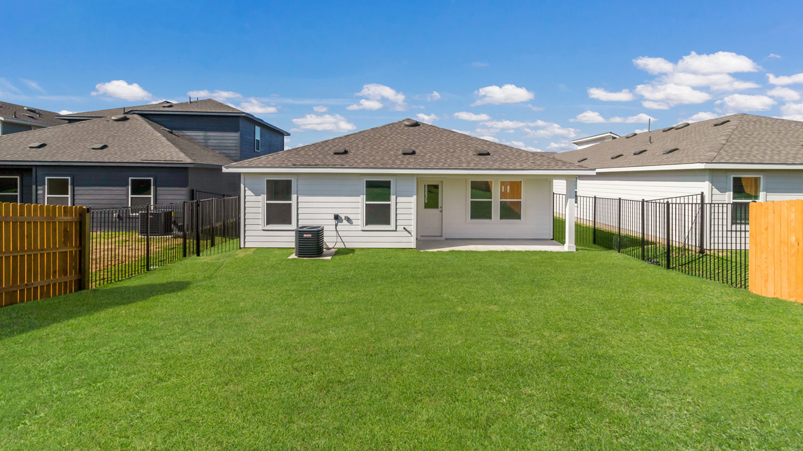 The Caden Floorplan - N Elevation at Trails at Wildhorse in Austin, TX.