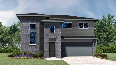 New Homes at Trails at Wildhorse in Austin, TX.