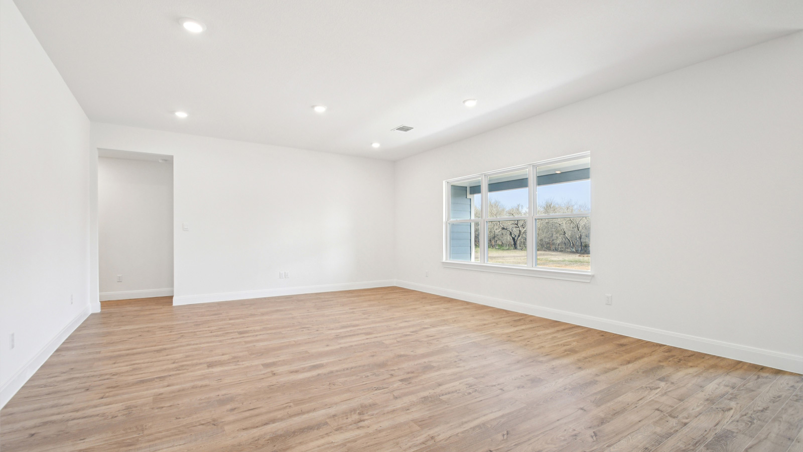 Open living area with natural light.