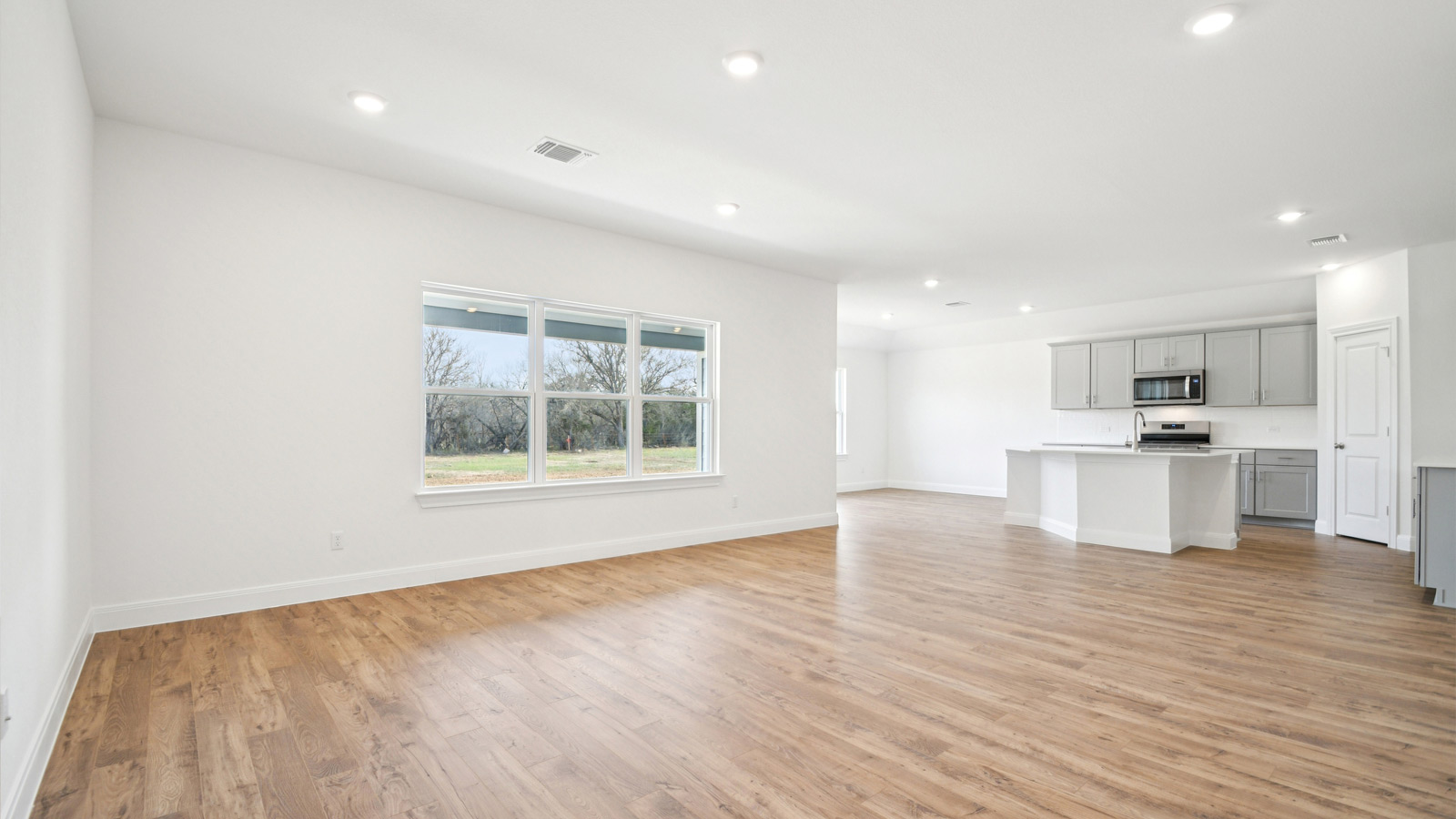 Open living area with natural light.