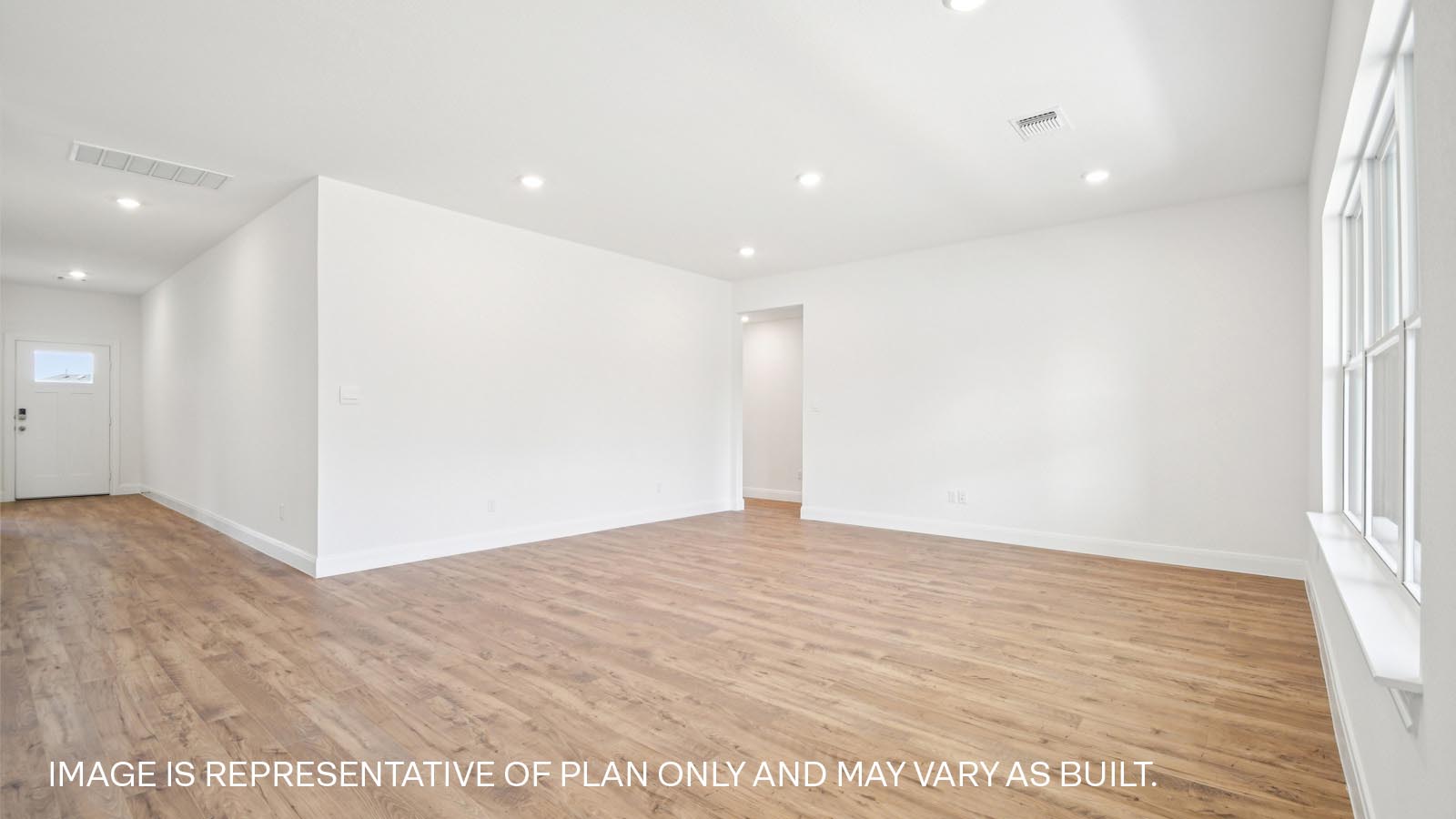 Open living area with natural light.