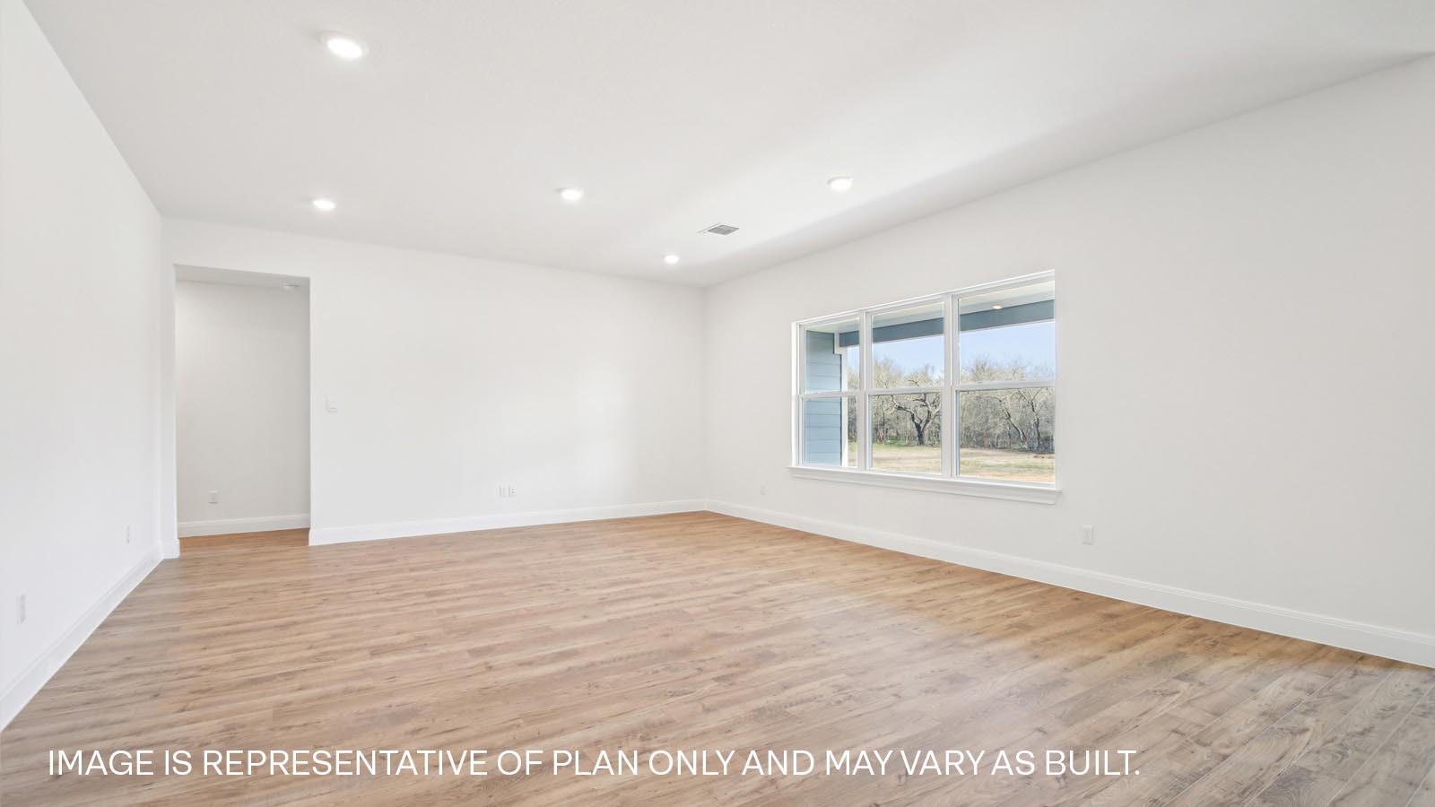 Open living area with natural light.